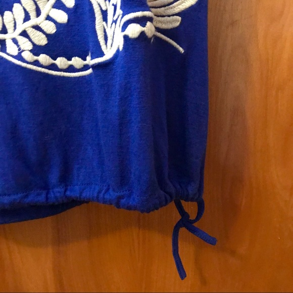 Filtre | Beautiful Cobalt Blue Embroidered Top (M) - Picture 7 of 7